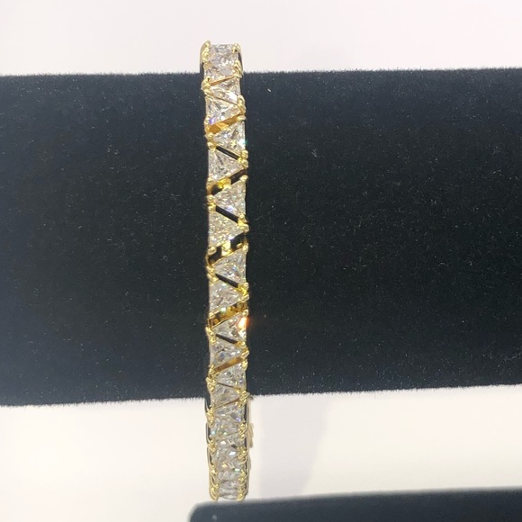 46ct Trillion Tennis Bracelet - Picture 10 of 14